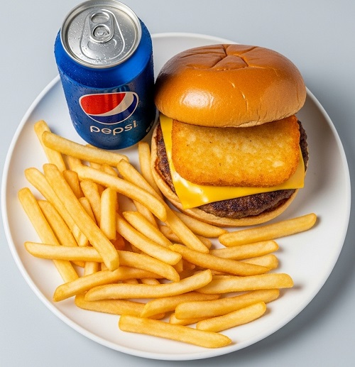 Cheeseburger With Hashbrown 