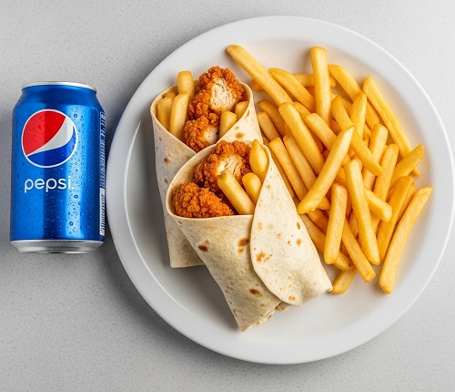 Chicken & Fries Wrap 